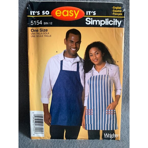 Simplicity Misses Apron Sewing Pattern 5154 - uncut - Picture 1 of 11
